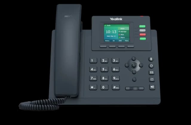 Business desk phone with color screen