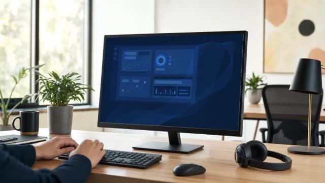 Business Phone System desktop app screen for calling and texting from a computer
