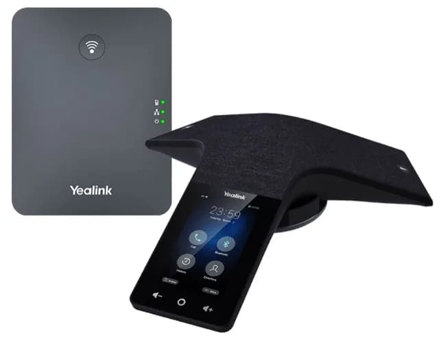 Yealink CP935W wireless conference phone with touchscreen for a meeting room